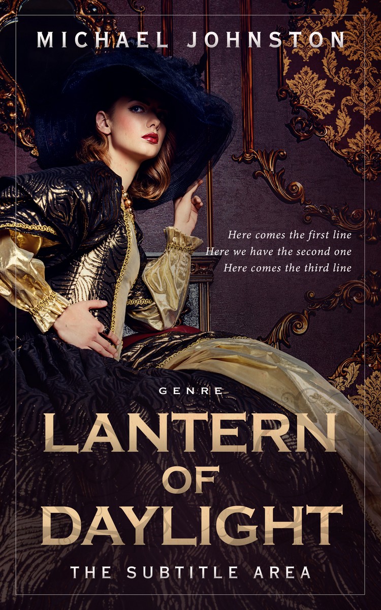 2D view of Premade Historical Book Cover - Gondola