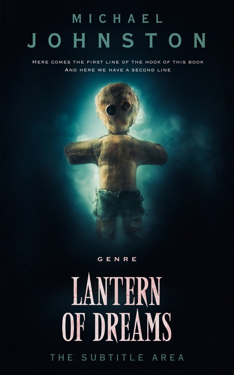 2D view of Premade Horror Book Cover - Firefly