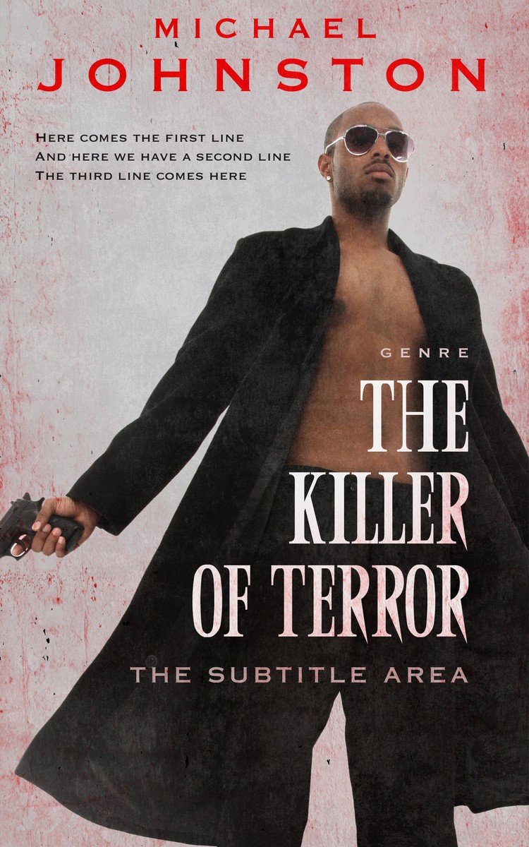 2D view of Premade Mystery & Thriller & Suspense Book Cover - Cod Gray