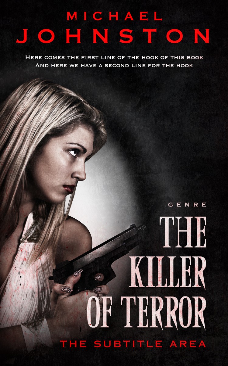 2D view of Premade Mystery & Thriller & Suspense Book Cover - Clam Shell