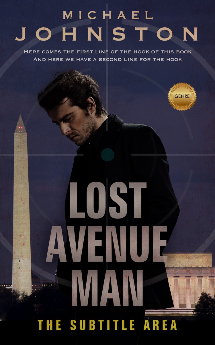 2D view of Premade Business Book Cover - Steel Gray