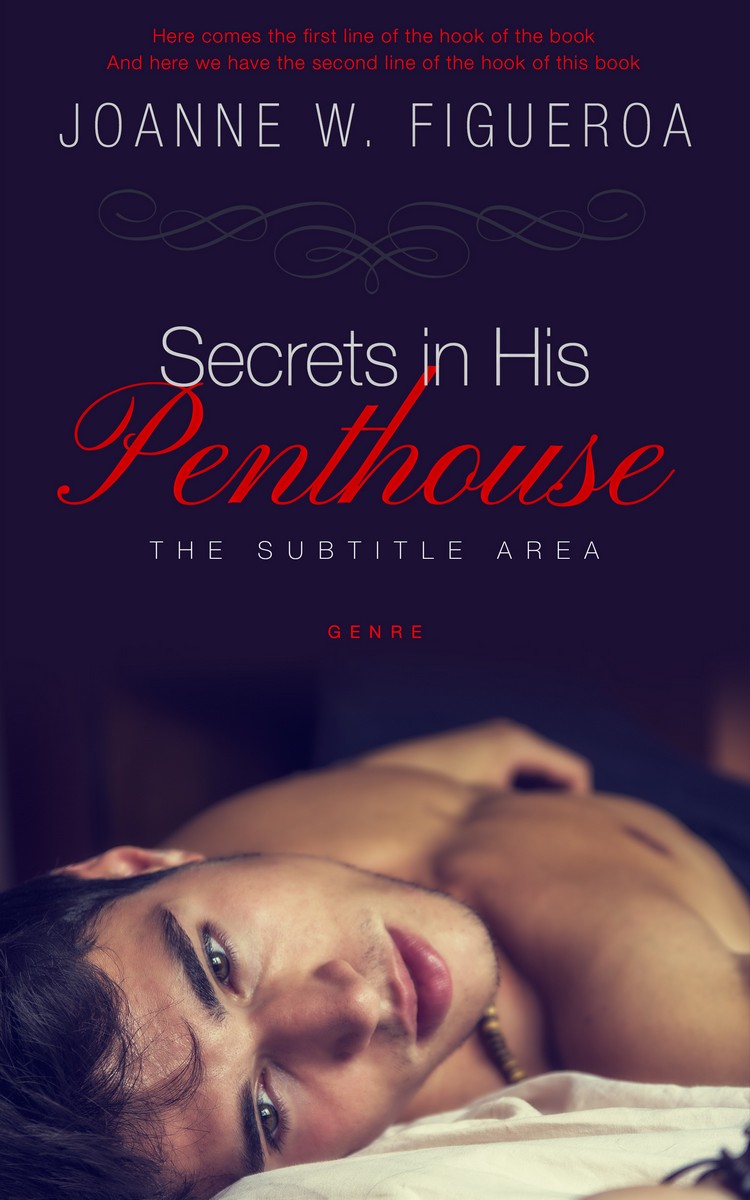 2D view of Premade Erotica Book Cover - Old Rose