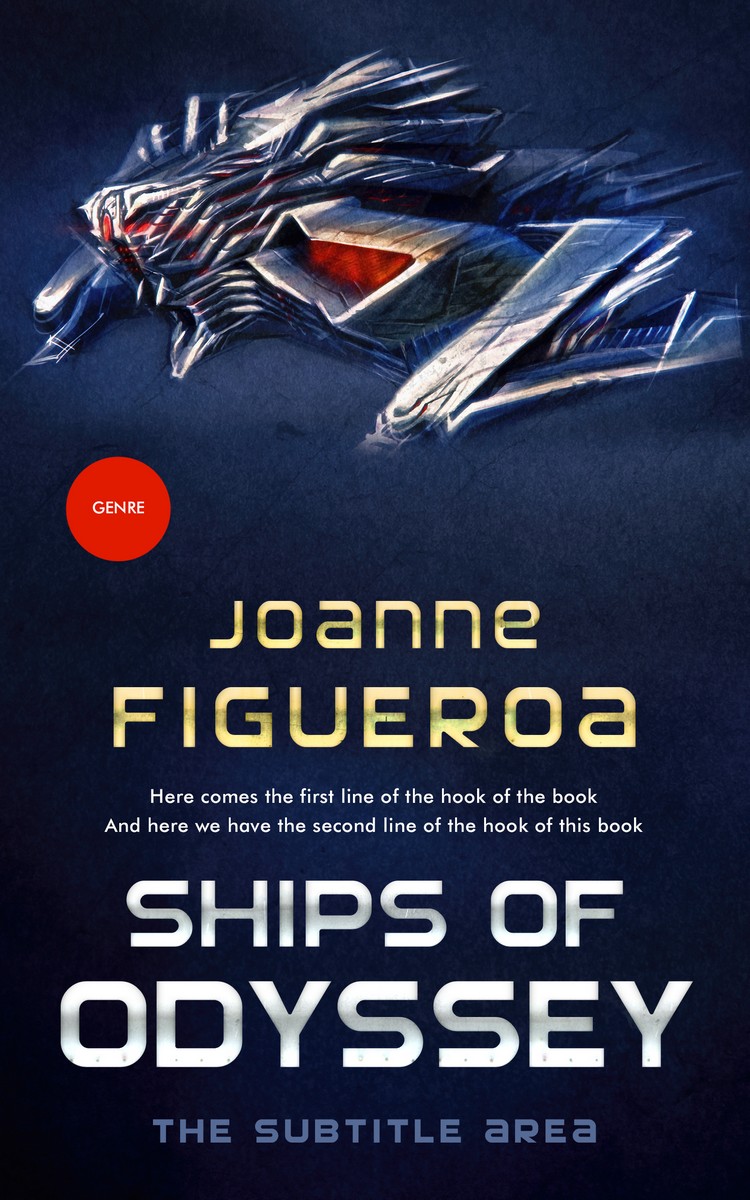 2D view of Premade Science Fiction Book Cover - Big Stone