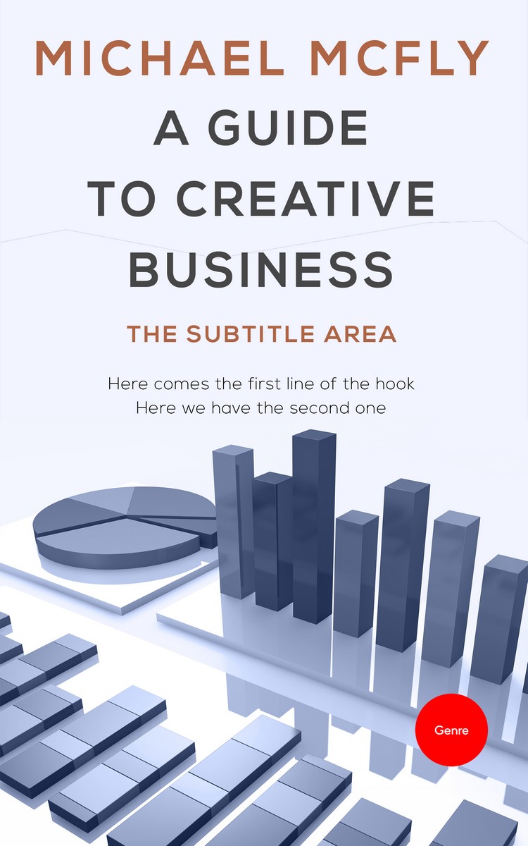 2D view of Premade Business Book Cover - Fiord