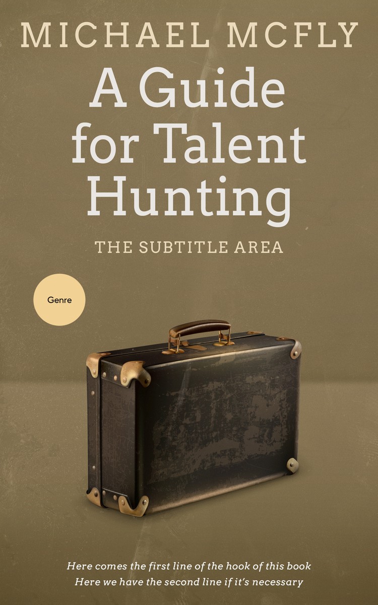 2D view of Premade Travel Book Cover - Shadow