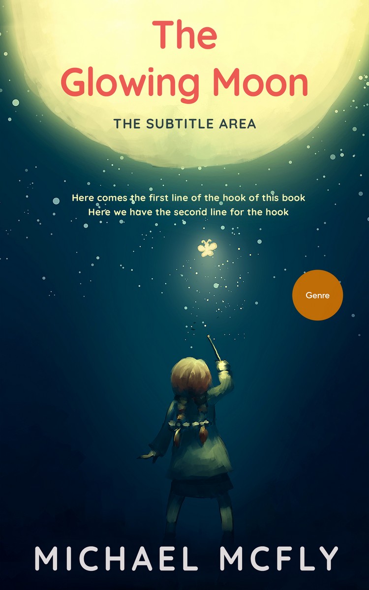 2D view of Premade Fantasy Book Cover - Elephant