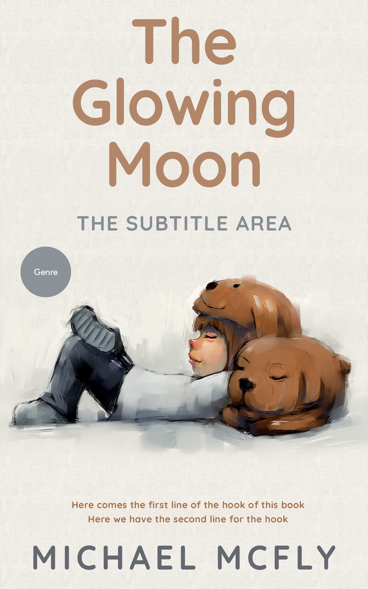 2D view of Premade Teen & Young Adult Book Cover - Pampas