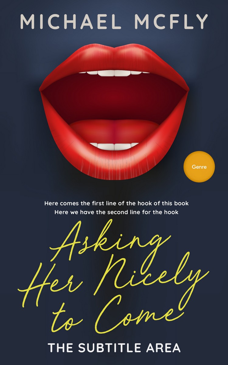 2D view of Premade Chick Lit Book Cover - Charade