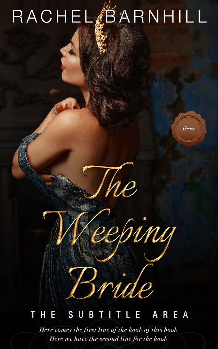 2D view of Premade Romance Book Cover - Cod Gray