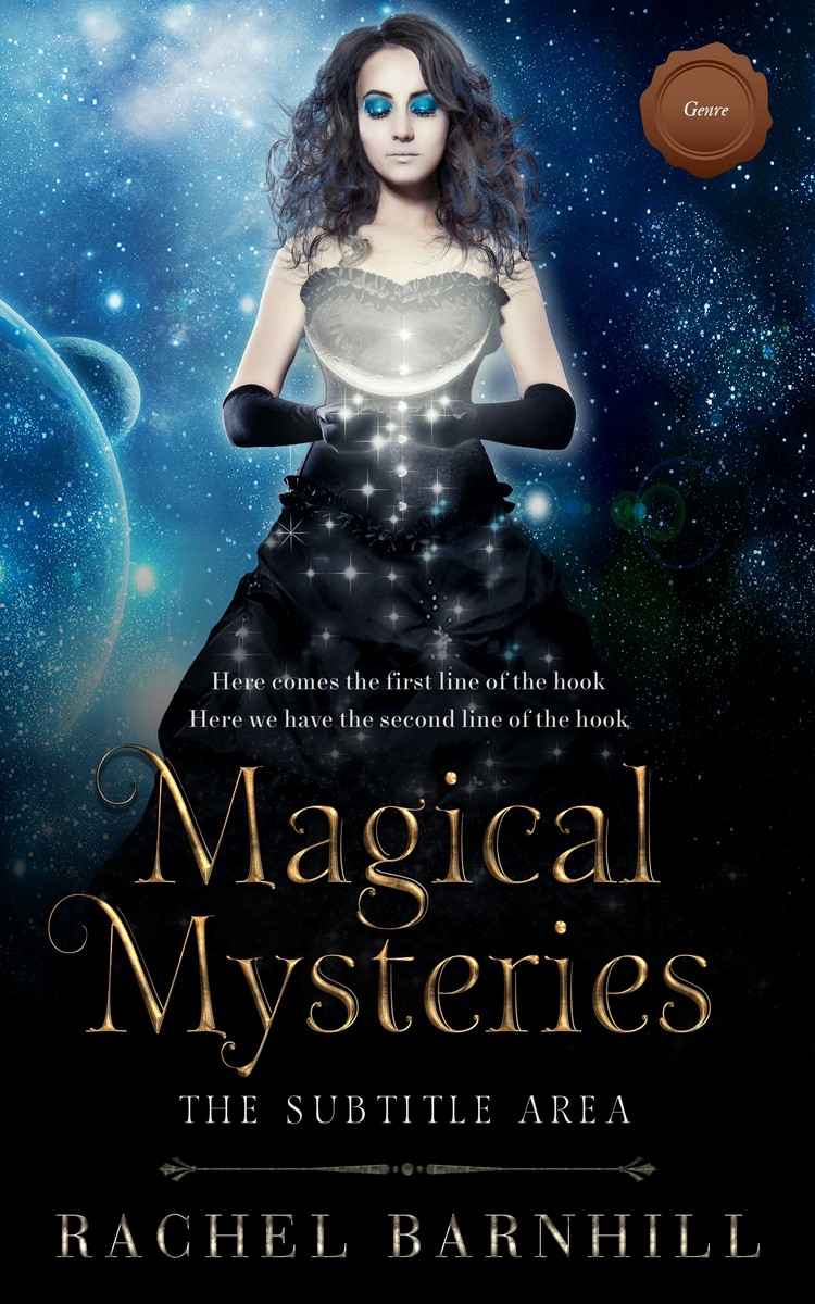 2D view of Premade Teen & Young Adult Book Cover - Gray Nickel