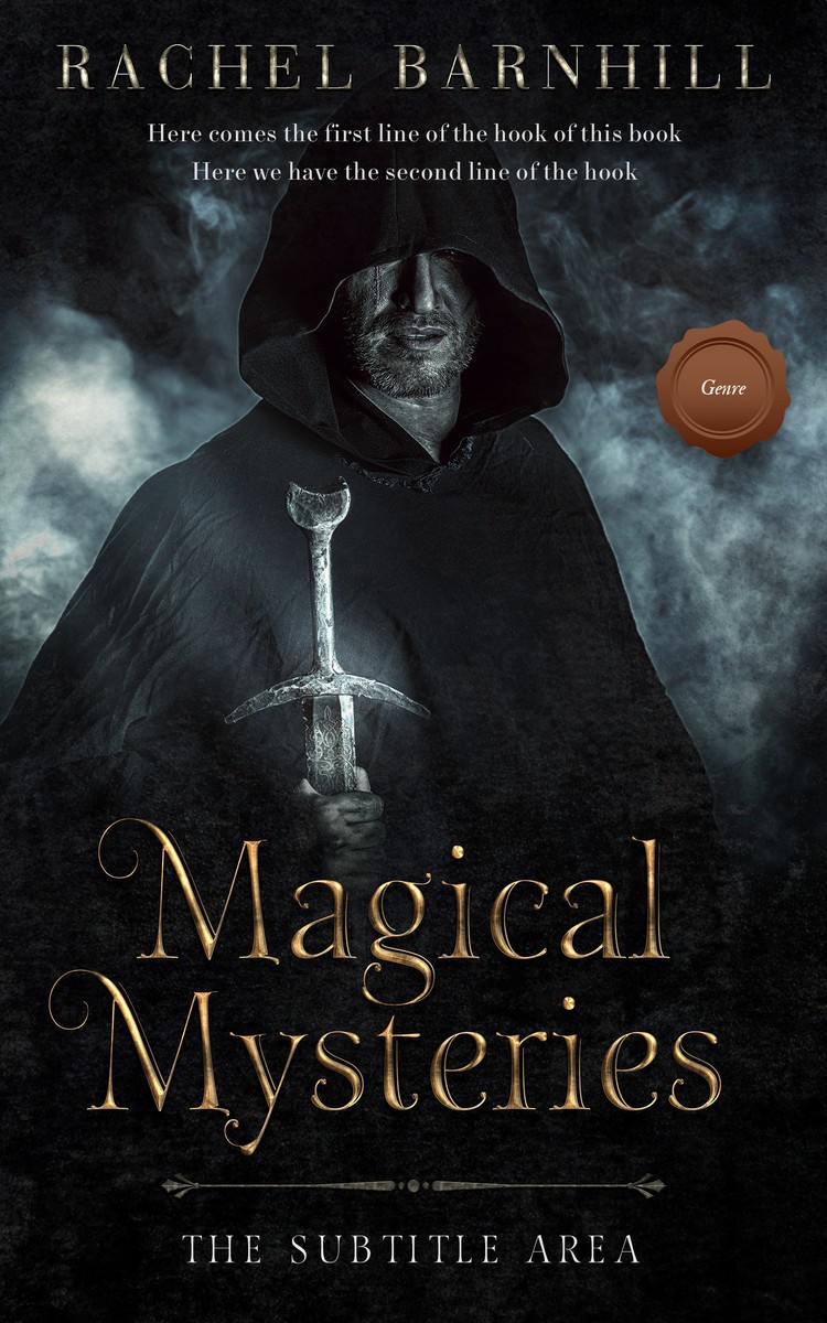 2D view of Premade Historical Book Cover - Woodsmoke