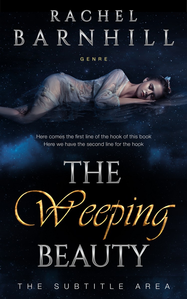 2D view of Premade Romance Book Cover - Ebony