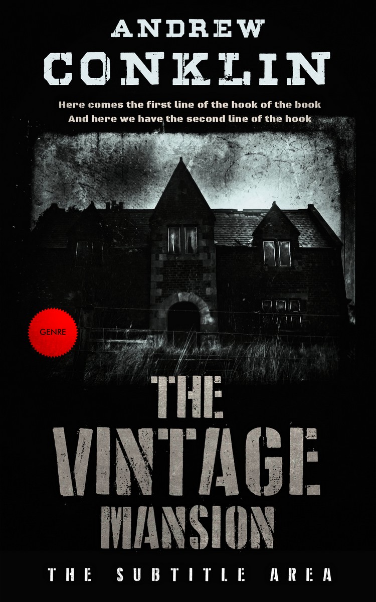 2D view of Premade Mystery & Thriller & Suspense Book Cover - Cloudy