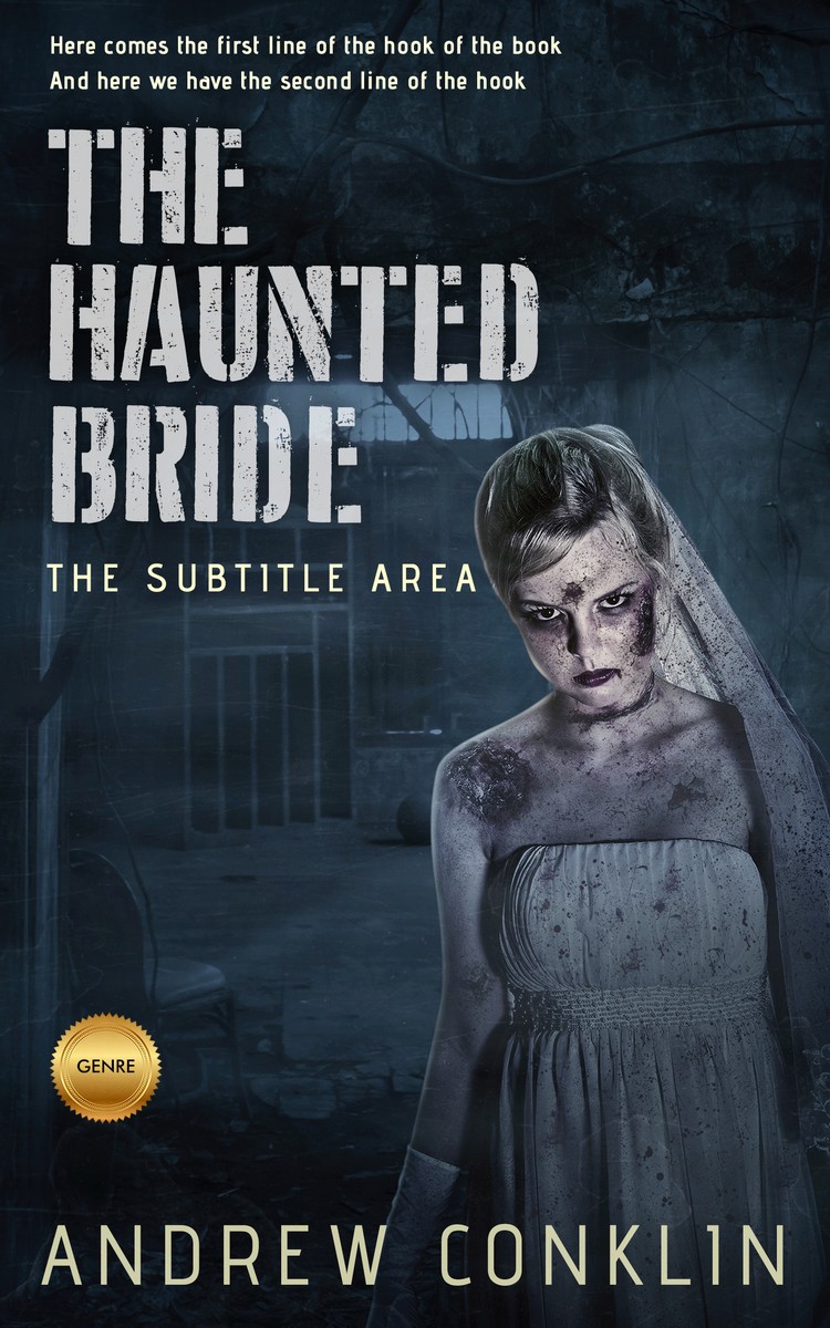 2D view of Premade Horror Book Cover - Mirage