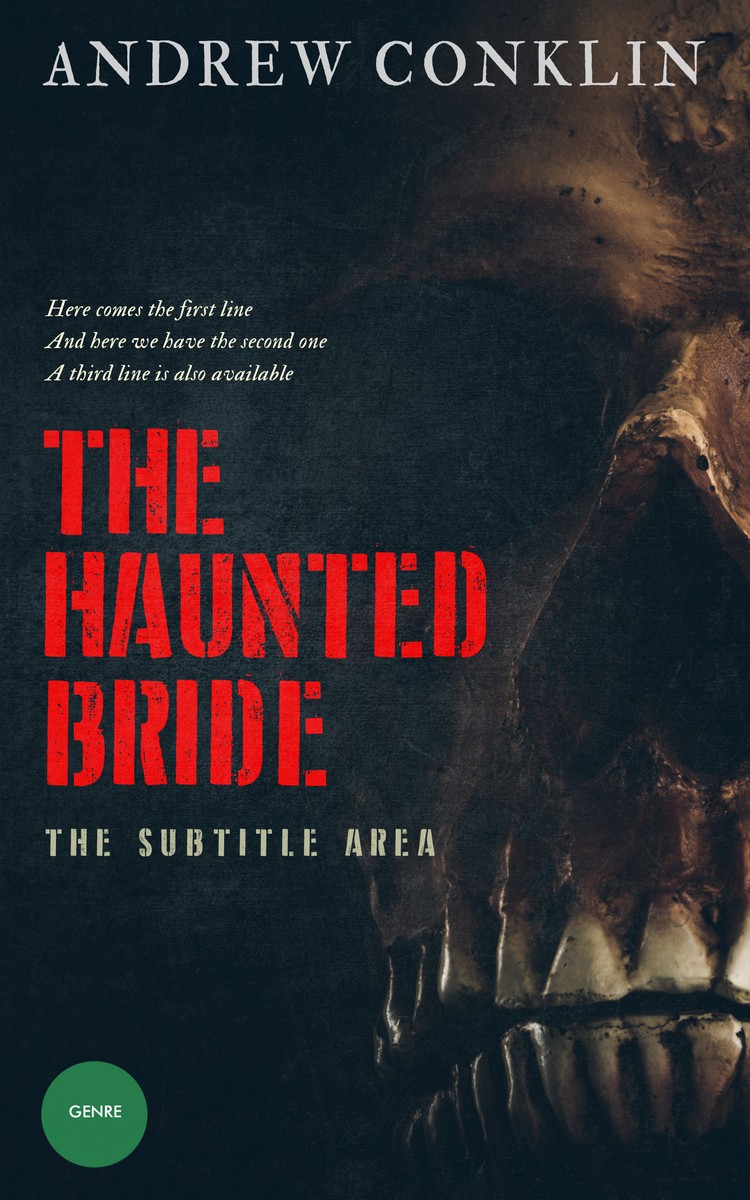 2D view of Premade Horror Book Cover - Mirage