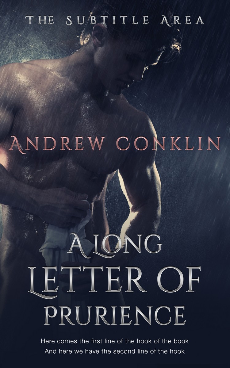 2D view of Premade Erotica Book Cover - Ebony Clay