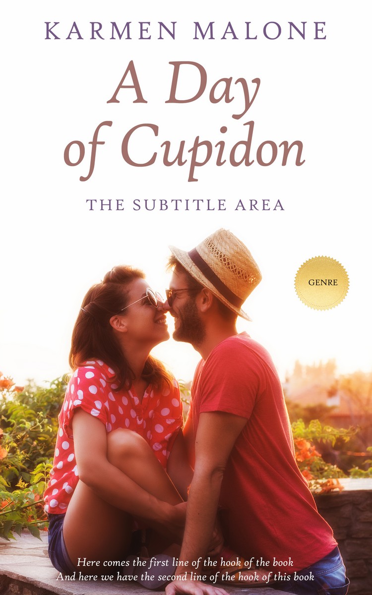 2D view of Premade Romance Book Cover - El Salva