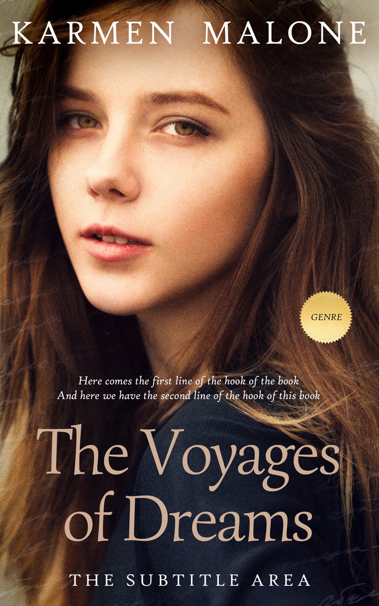 2D view of Premade Romance Book Cover - Tumbleweed