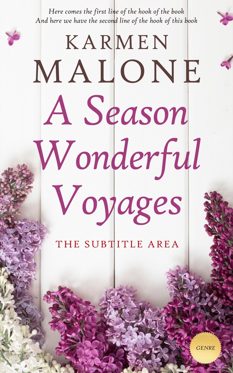 2D view of Premade Romance Book Cover - Ebb