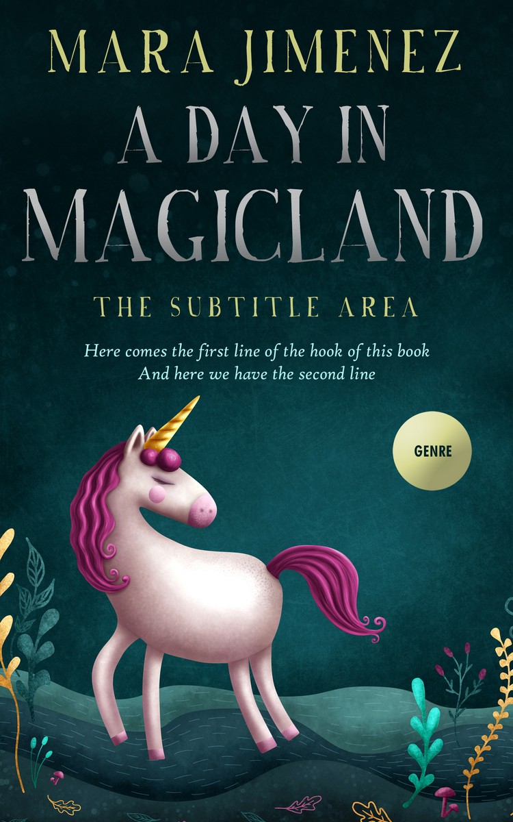 2D view of Premade Fantasy Book Cover - Firefly