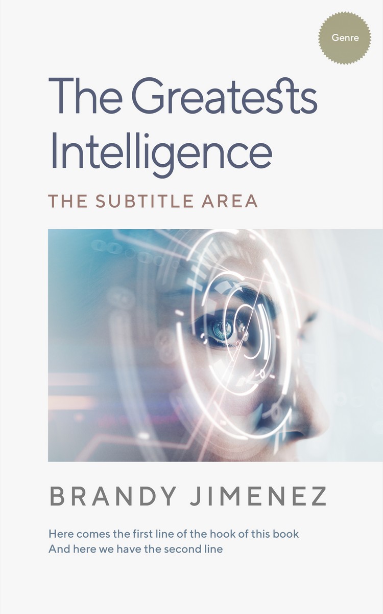 2D view of Premade Science Fiction Book Cover - Bon Jour