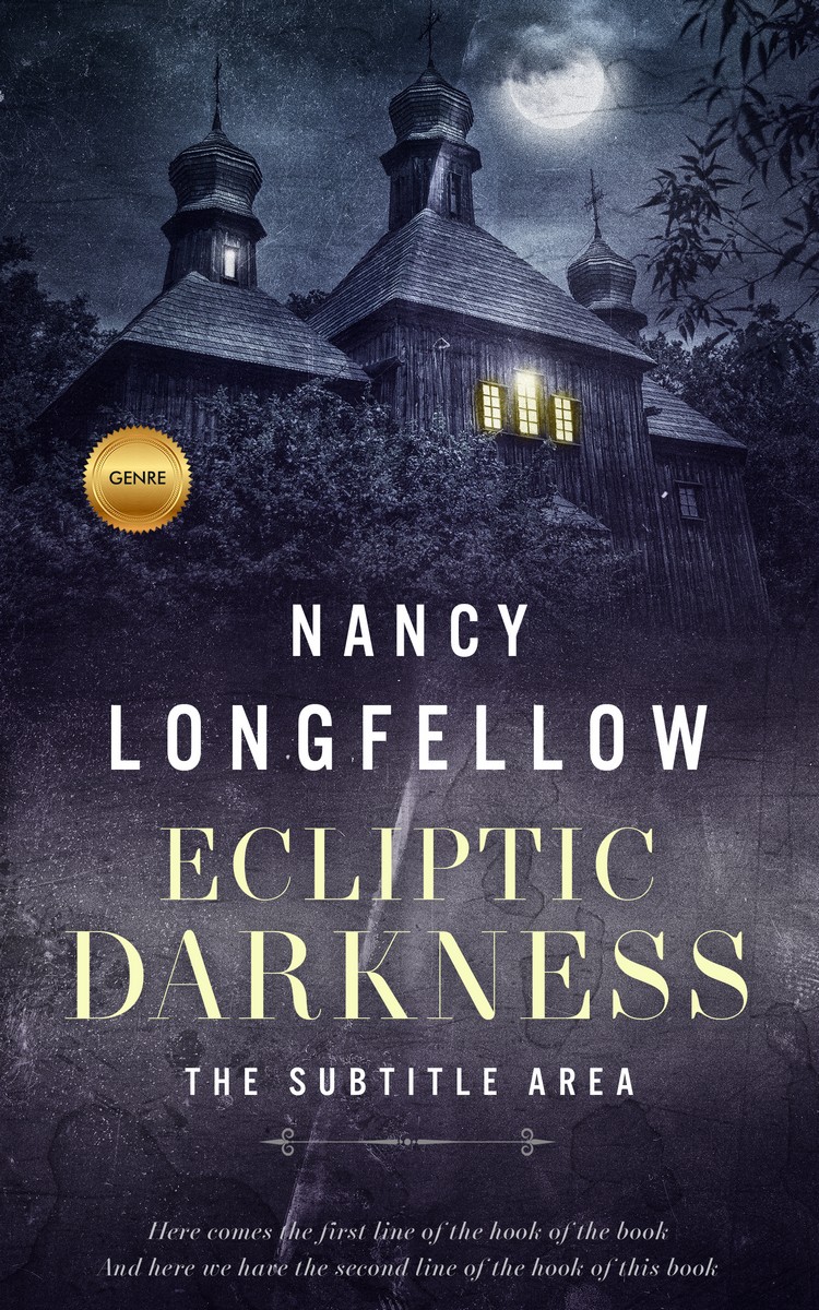 2D view of Premade Horror Book Cover - Charade