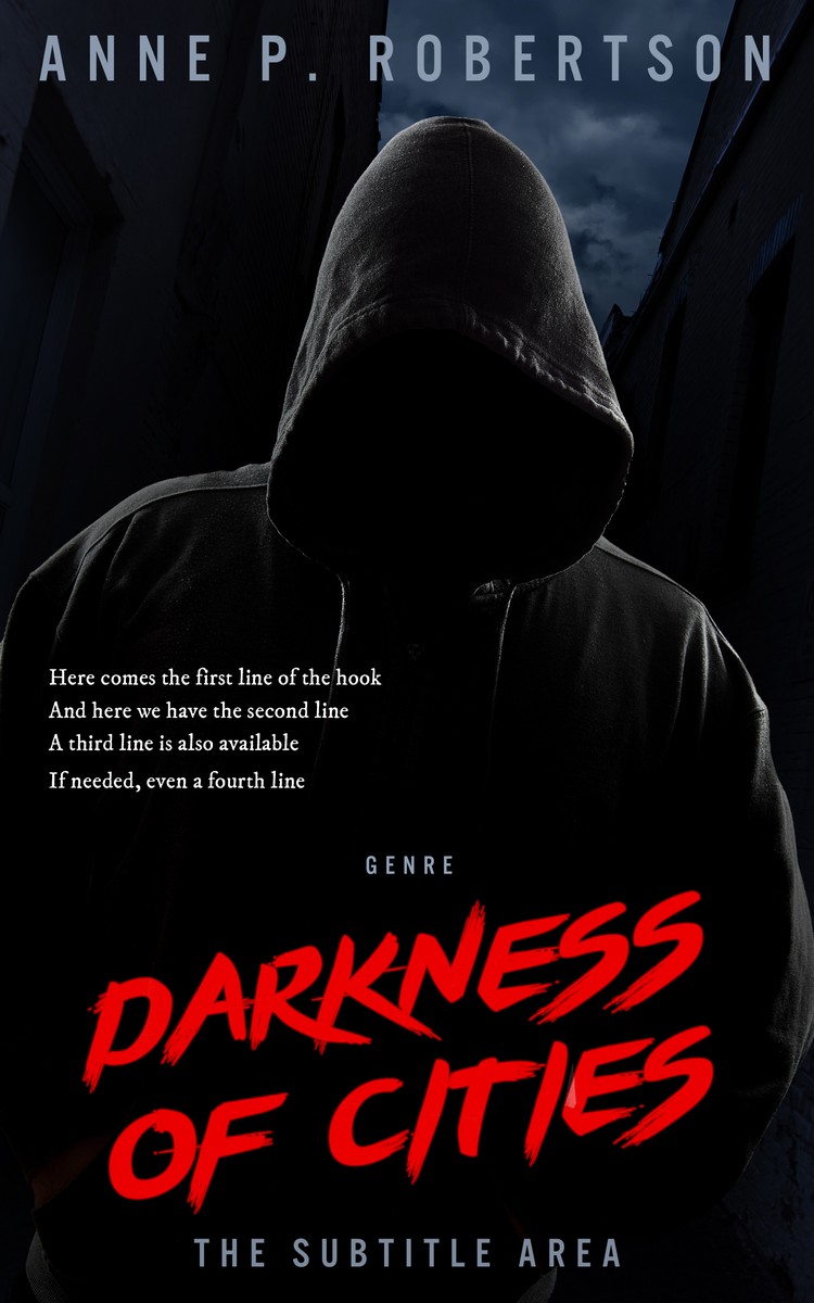 2D view of Premade Mystery & Thriller & Suspense Book Cover - Woodsmoke