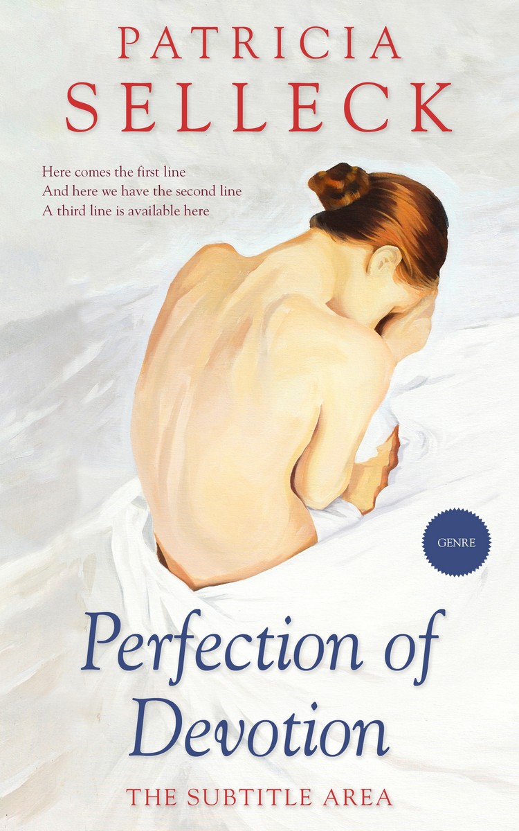 2D view of Premade Royal Romance Book Cover - Satin Linen