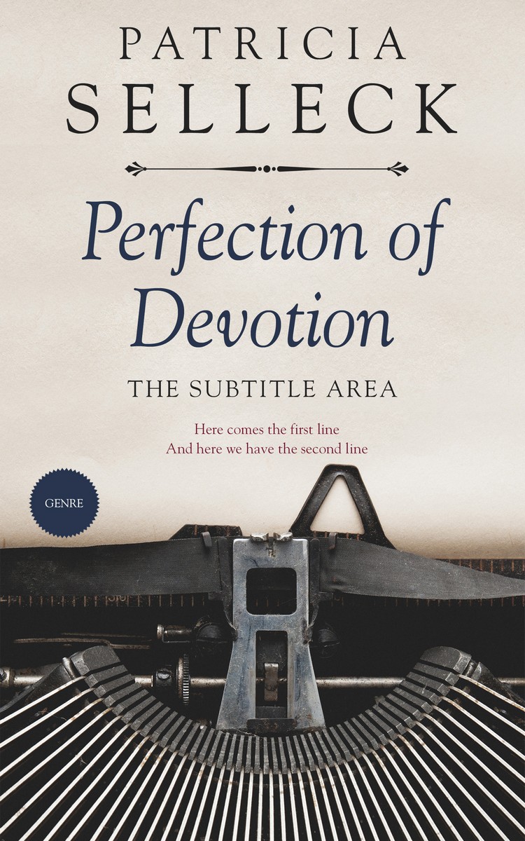 2D view of Premade Poetry Book Cover - Thunder