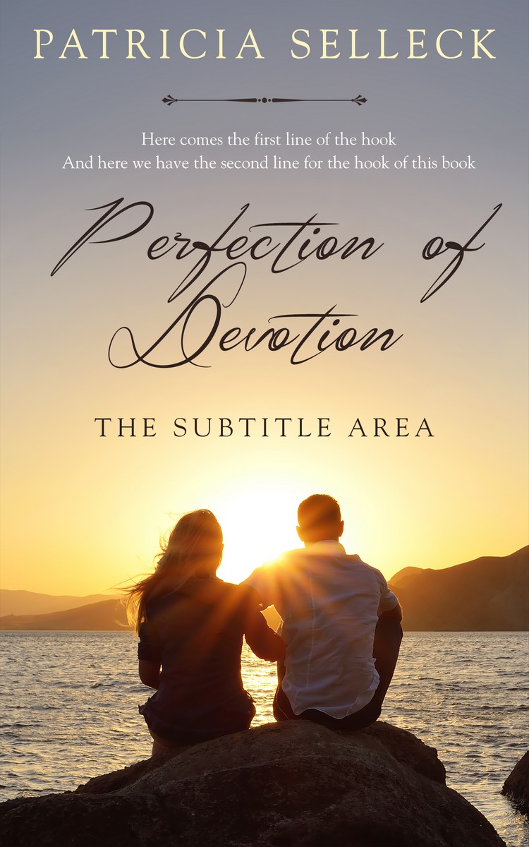 2D view of Premade Romance Book Cover - Vanilla