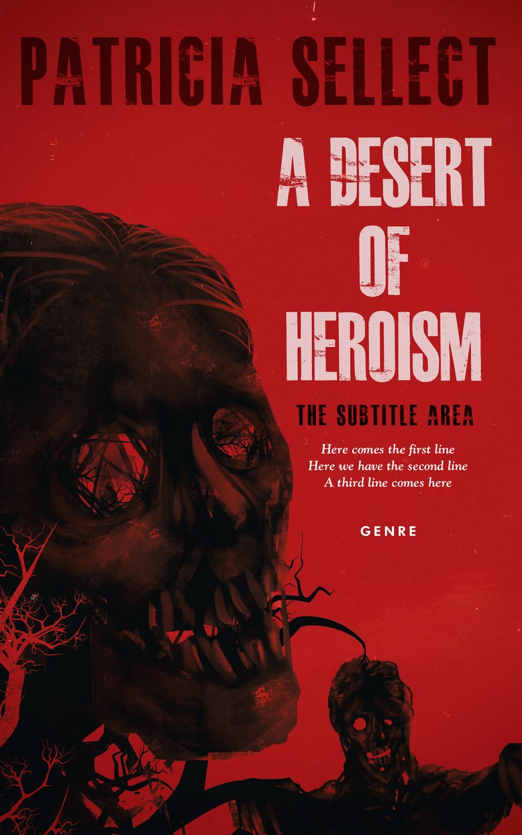 2D view of Premade Horror Book Cover - Night Rider