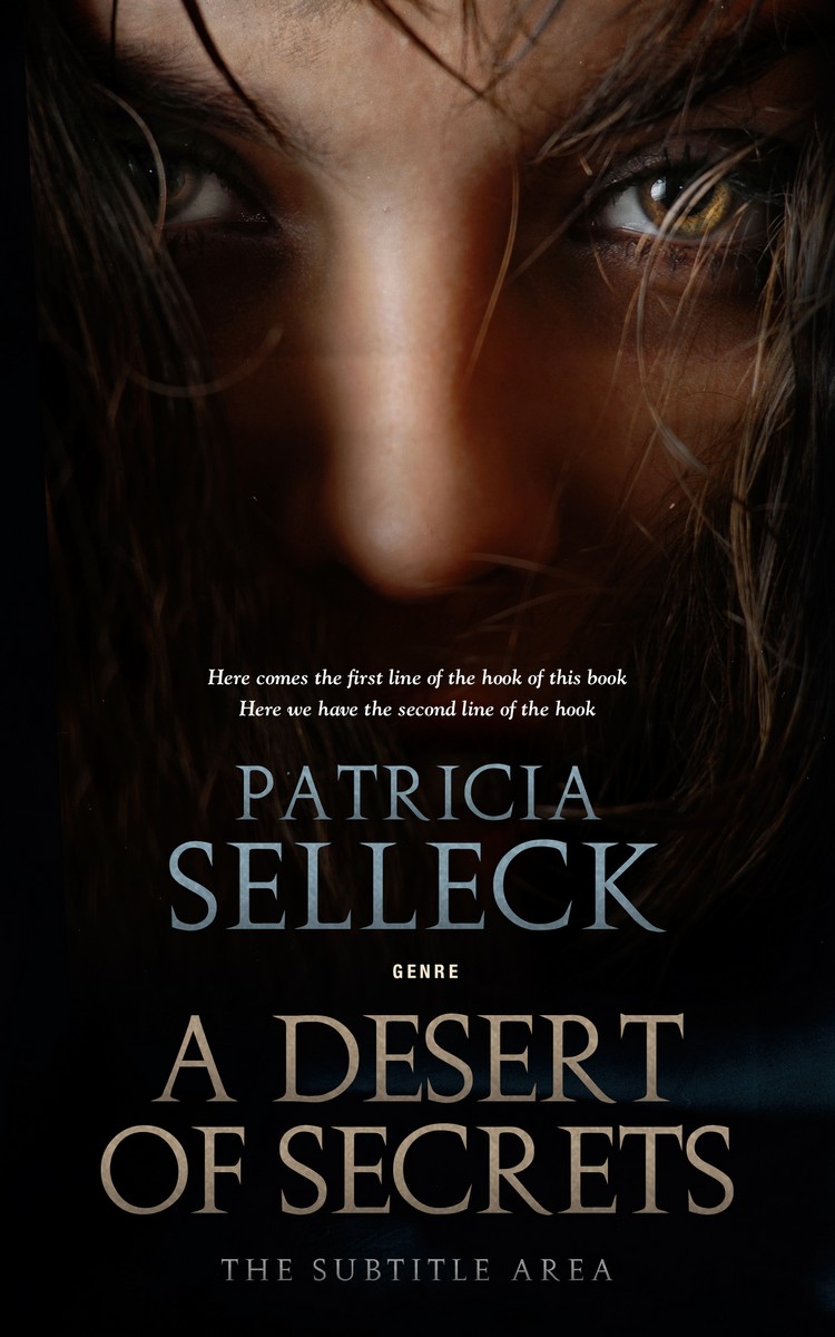 2D view of Premade Erotica Book Cover - Black