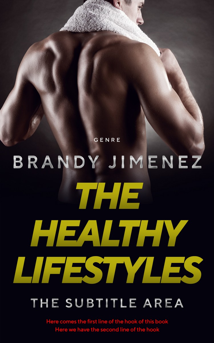 2D view of Premade Health & Dieting & Fitness Book Cover - Gimblet