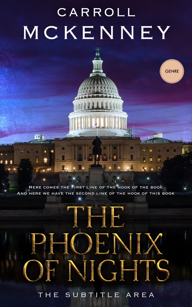 2D view of Premade Action & Adventure Book Cover - Bastille