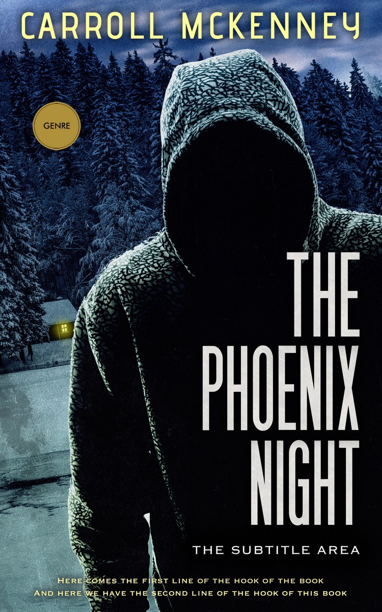 2D view of Premade Mystery & Thriller & Suspense Book Cover - Kangaroo