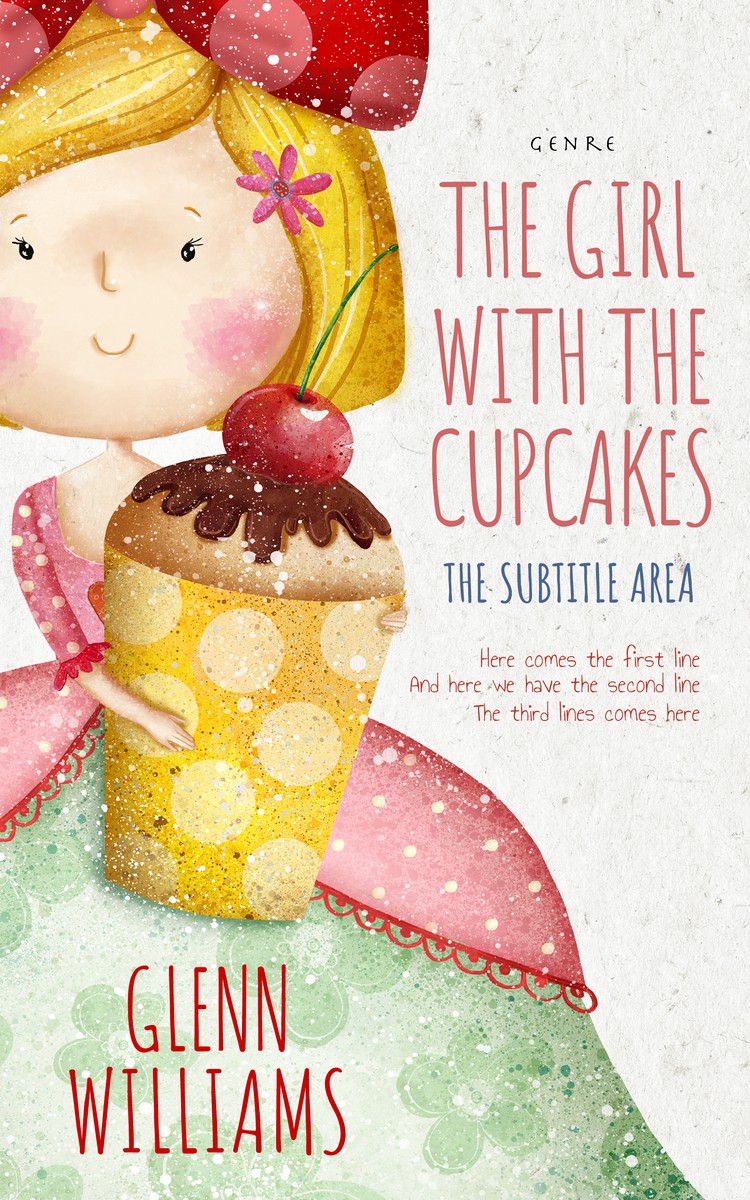 2D view of Premade Fantasy Book Cover - Pearl Bush