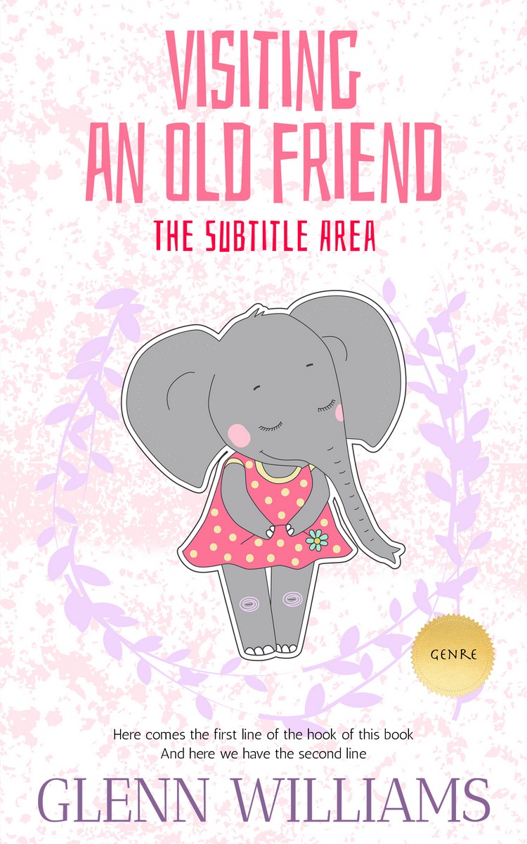 2D view of Premade Chick Lit Book Cover - Lola
