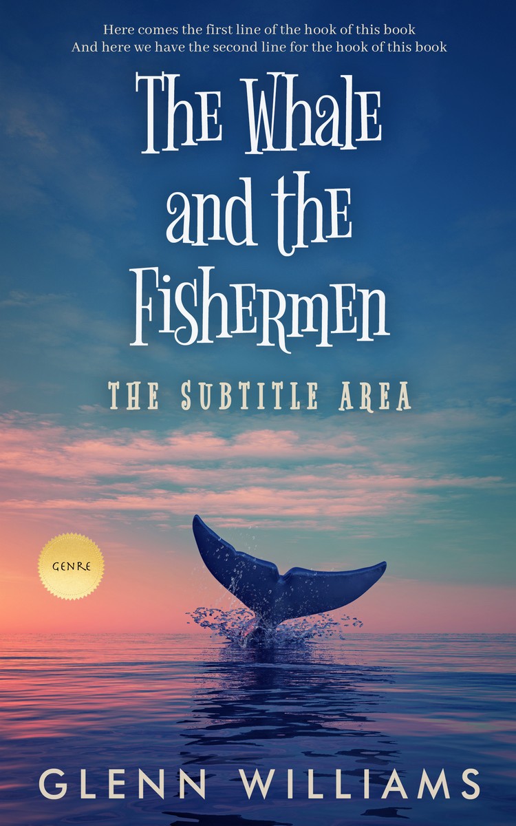 2D view of Premade Children's Book Cover - San Juan