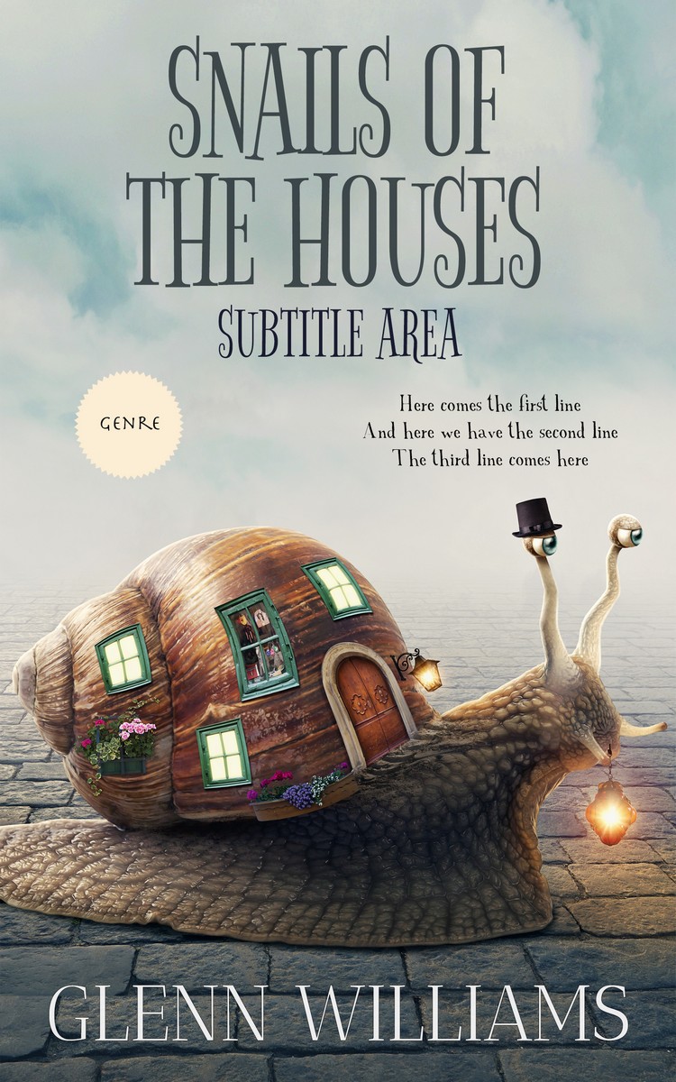 2D view of Premade Fantasy Book Cover - Kangaroo