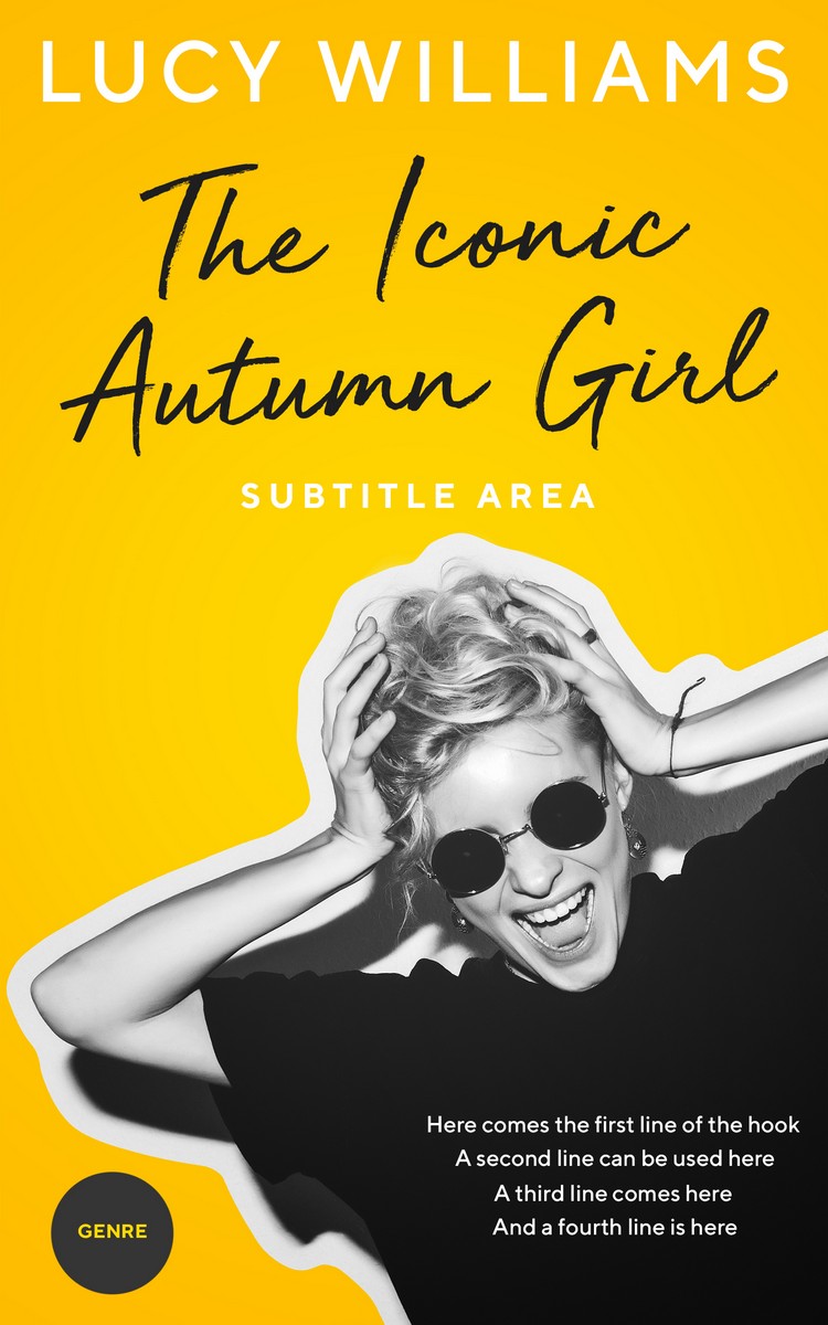 2D view of Premade Teen & Young Adult Book Cover - Supernova