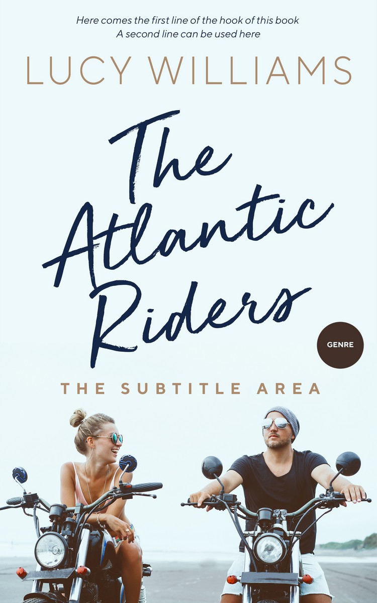 2D view of Premade Romance Book Cover - Black Squeeze