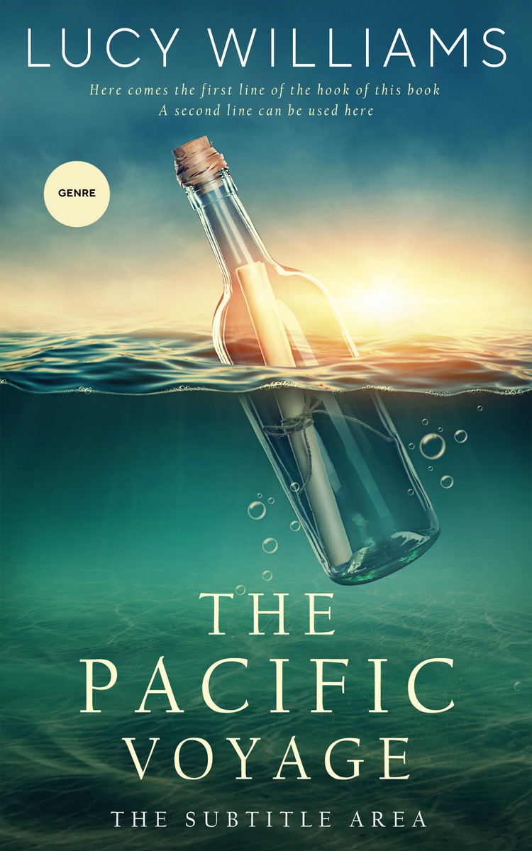 2D view of Premade Romance Book Cover - Casal