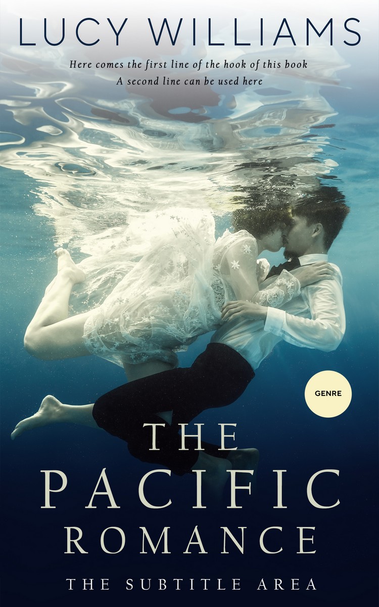 2D view of Premade Romance Book Cover - Moon Mist