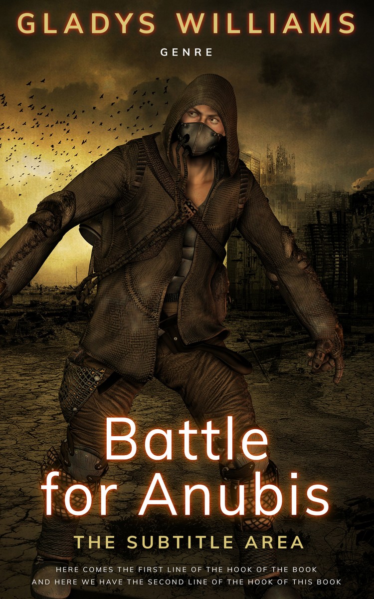 2D view of Premade Apocalyptica Book Cover - Eternity