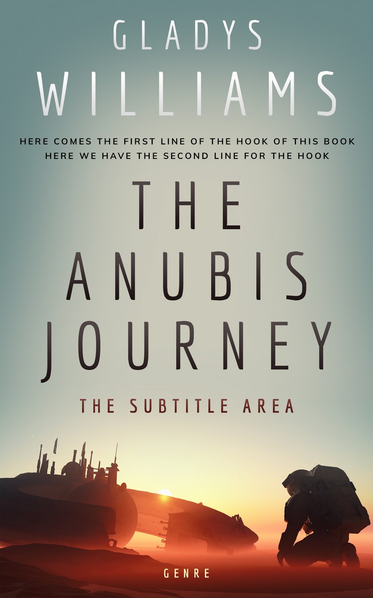 2D view of Premade Science Fiction Book Cover - Green Spring