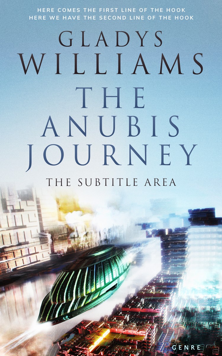 2D view of Premade Science Fiction Book Cover - Ziggurat