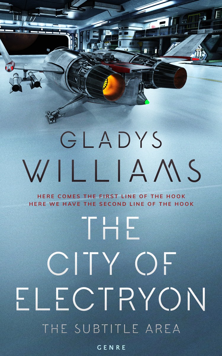 2D view of Premade Science Fiction Book Cover - Hoki