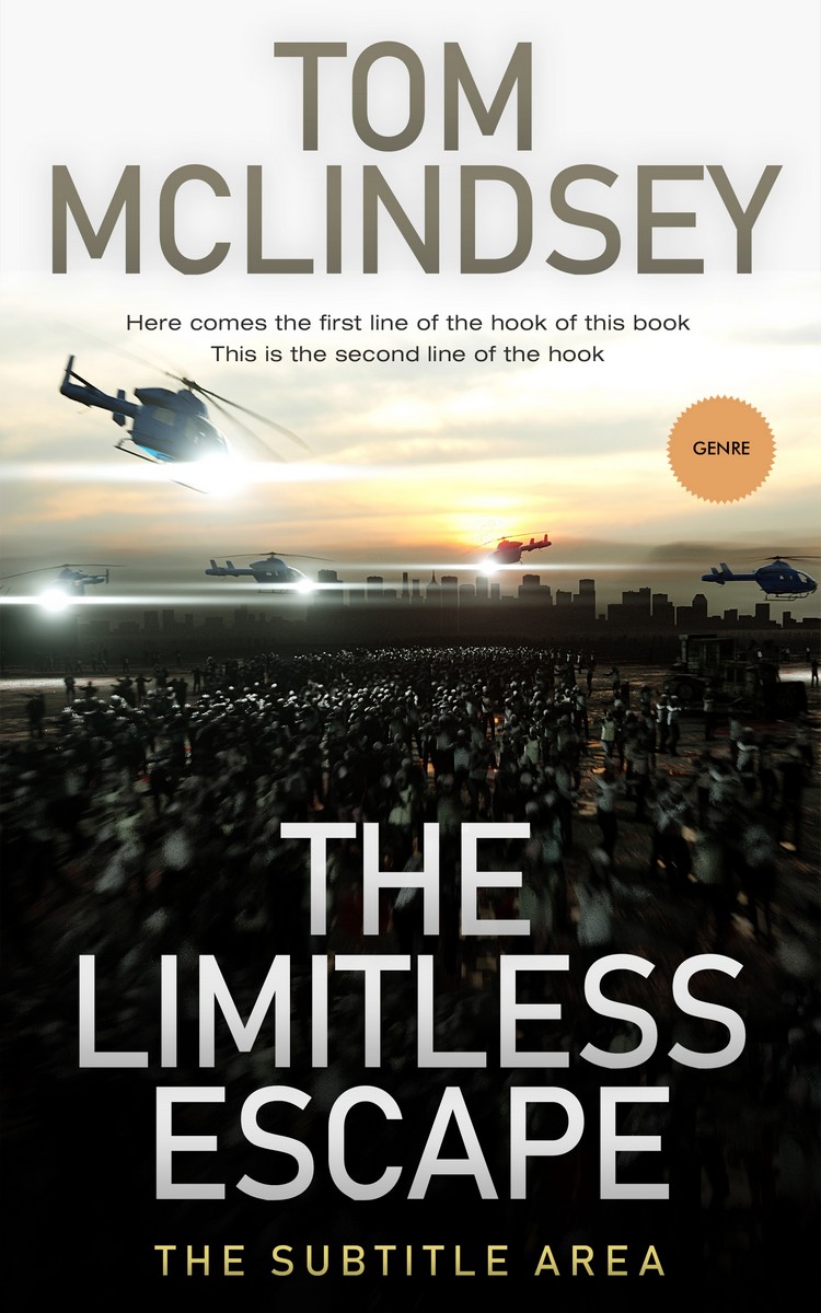 2D view of Premade Apocalyptica Book Cover - Rangoon Green