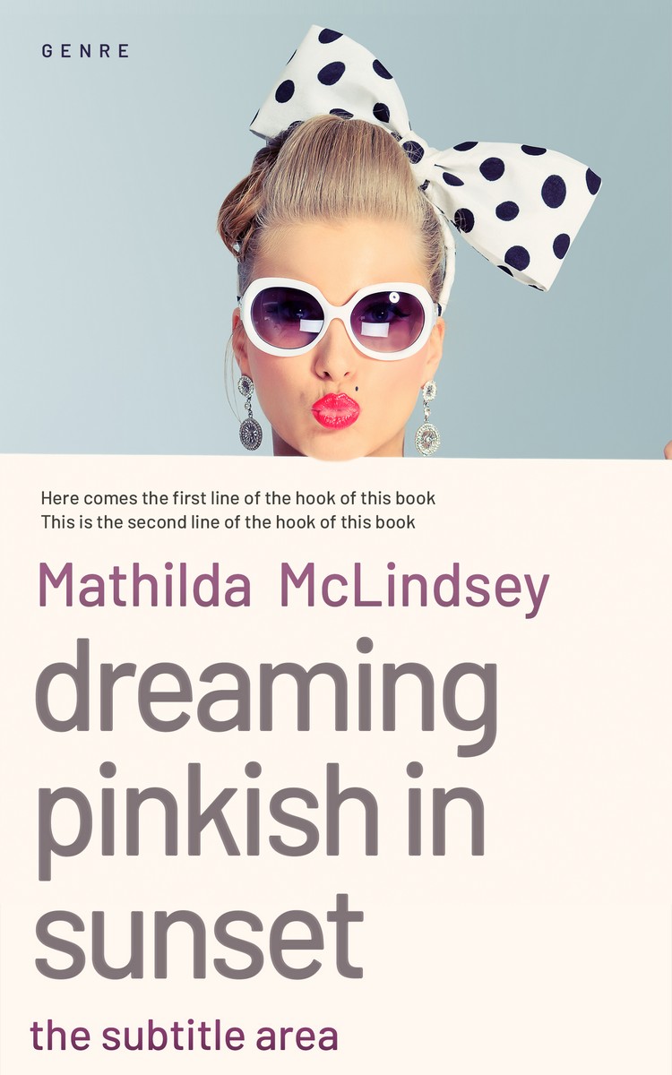 2D view of Premade Chick Lit Book Cover - Cararra