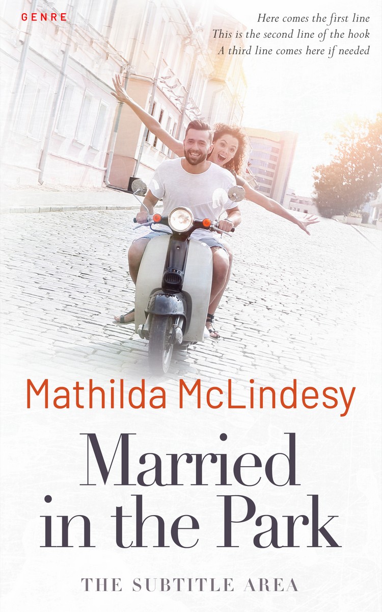 2D view of Ebb #3813 - Premade Romance Book Cover